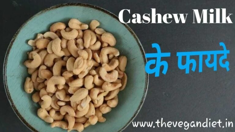 Vegan cashew milk recipe in Hindi – काजू का दूध कैसे बनाते है?