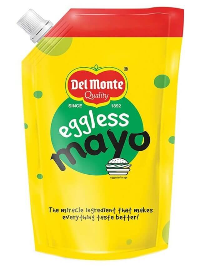 क्या Del Monte Mayonnaise vegan है?, Del Monte Eggless Mayonnaise in Hindi, Eggless Mayonnaise