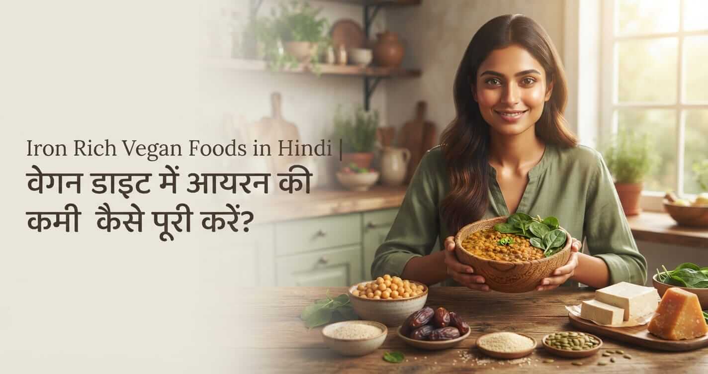 Iron Rich Vegan Foods in Hindi | वेगन डाइट में आयरन की कमी कैसे पूरी करें?