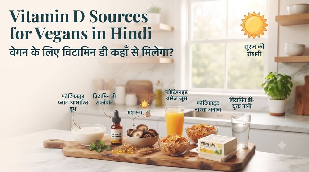 Vitamin D Sources for Vegans in Hindi | वेगन के लिए विटामिन डी कहाँ से मिलेगा?