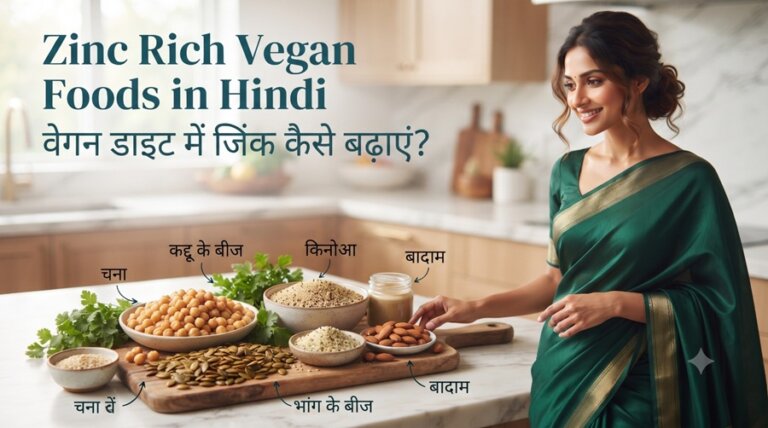 Zinc Rich Vegan Foods in Hindi | वेगन डाइट में जिंक कैसे बढ़ाएं?