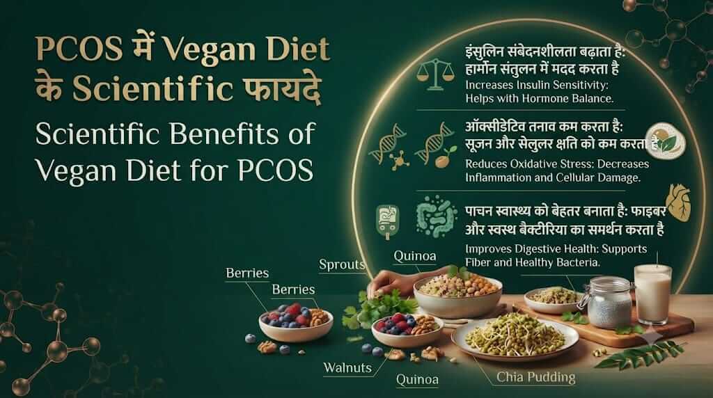 PCOS में Vegan Diet के Scientific फायदे